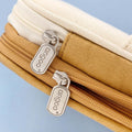 Classic Fashion Pencil Bag Canvas Contrast Colour Large Capacity Pencil Case Stationery Storage Bag Organizer for Student Gift