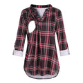 New Fashion Maternity Shirts Long Sleeve Blouse For Breastfeeding