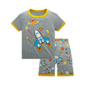 Kids Pyjamas Set for Summer Children Short Sleeve Sleepwear
