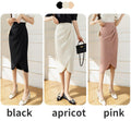 Vintage Hip Fashion High Waist Split One-Step Skirts