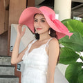 Classic Bowknot Summer Folding Straw Holiday Sun Hat