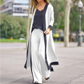 Stylish Cardigan Coat Sling Top Pants Homewear Set (3Pc) Outfit