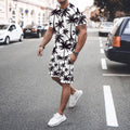 Summer Men's Fashion Tracksuit Set Beach Wear