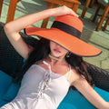 Classic Bowknot Summer Folding Straw Holiday Sun Hat