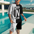 Summer Men's Fashion Tracksuit Set Beach Wear