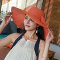 Classic Bowknot Summer Folding Straw Holiday Sun Hat