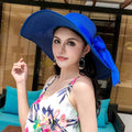 Classic Bowknot Summer Folding Straw Holiday Sun Hat