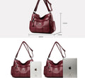 High - Quality Cowhide Leather Luxury Brand Crossbody Handbags