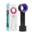 USB Portable Bladeless Rechargeable Handheld Fan Eyelashes Dryer Makeup Tool