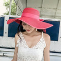 Classic Bowknot Summer Folding Straw Holiday Sun Hat