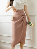 Vintage Hip Fashion High Waist Split One-Step Skirts