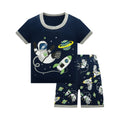 Kids Pyjamas Set for Summer Children Short Sleeve Sleepwear