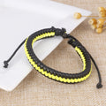 Trendy Genuine Charm Leather Stainless Steel Multilayer Braided Bracelets