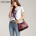 High - Quality Cowhide Leather Luxury Brand Crossbody Handbags