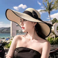 Classic Bowknot Summer Folding Straw Holiday Sun Hat