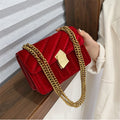 Vintage Velvet Chain Evening Clutch Bag Crossbody Handbags
