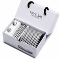 Tie Set With Gift Box Jacquard Woven gravata Silk Tie Hanky Cufflinks