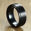 Spinner Stress Release Stainless Steel Ring -6/8mm