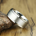 Spinner Stress Release Stainless Steel Ring -6/8mm