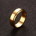 Spinner Stress Release Stainless Steel Ring -6/8mm