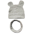 100% Cotton Lovely Cap Beanies High- Quality Kids Hat Scarf Set