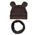 100% Cotton Lovely Cap Beanies High- Quality Kids Hat Scarf Set