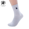 High-Quality Fashion 5 Pairs Brand PIER POLO Casual Cotton Socks Business Embroidery Men's Socks