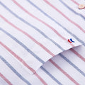 100% Cotton Oxford Striped Shirt Single Patch Pocket Long Sleeve Standard-fit Comfortable Thick Button-down Shirts