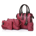 4pcs/Set High-Quality Ladies Crossbody Leather Handbags