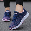 Fashion Breathable Walking Mesh White Sneakers