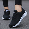 Fashion Breathable Walking Mesh White Sneakers