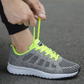 Fashion Breathable Walking Mesh White Sneakers