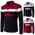 Men’s Long Sleeve Fashion Polo-shirt