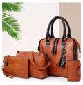 4pcs/Set High-Quality Ladies Crossbody Leather Handbags