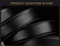 Brand Genuine men's Leather Fashion Automatic Buckle Belts