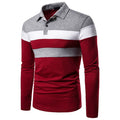Men’s Long Sleeve Fashion Polo-shirt