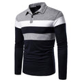 Men’s Long Sleeve Fashion Polo-shirt