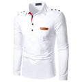 Men’s Long Sleeve Fashion Polo-shirt