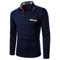 Men’s Long Sleeve Fashion Polo-shirt