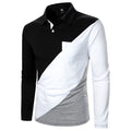 Men’s Long Sleeve Fashion Polo-shirt