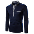 Men’s Long Sleeve Fashion Polo-shirt