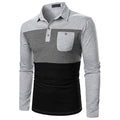Men’s Long Sleeve Fashion Polo-shirt