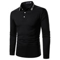 Men’s Long Sleeve Fashion Polo-shirt