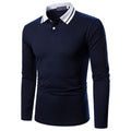 Men’s Long Sleeve Fashion Polo-shirt