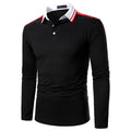 Men’s Long Sleeve Fashion Polo-shirt