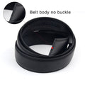 Brand Genuine men's Leather Fashion Automatic Buckle Belts