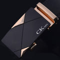 Brand Genuine men's Leather Fashion Automatic Buckle Belts