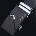 Brand Genuine men's Leather Fashion Automatic Buckle Belts