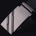 Brand Genuine men's Leather Fashion Automatic Buckle Belts