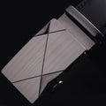 Brand Genuine men's Leather Fashion Automatic Buckle Belts